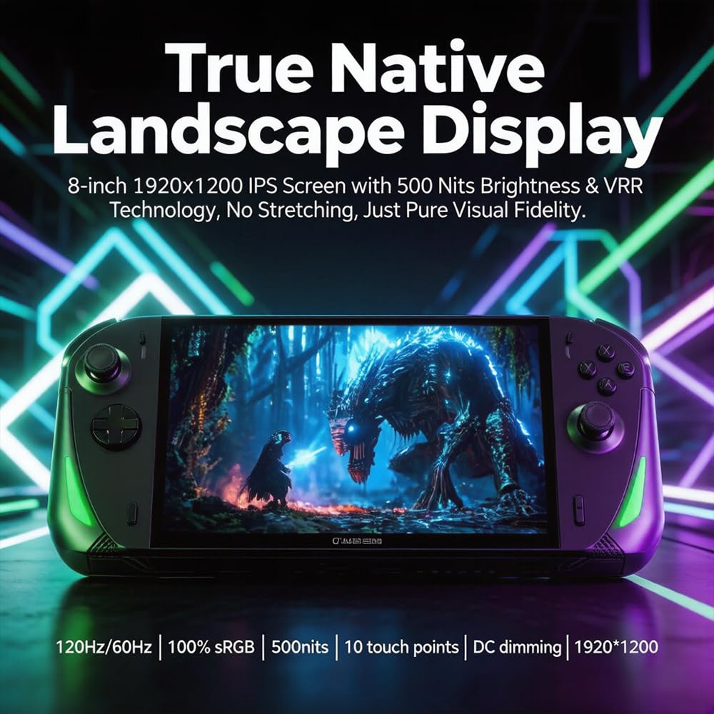 Amazon.com: AOKZOE A1 X Gaming Handheld, Ryzen AI 9 HX 370, 8